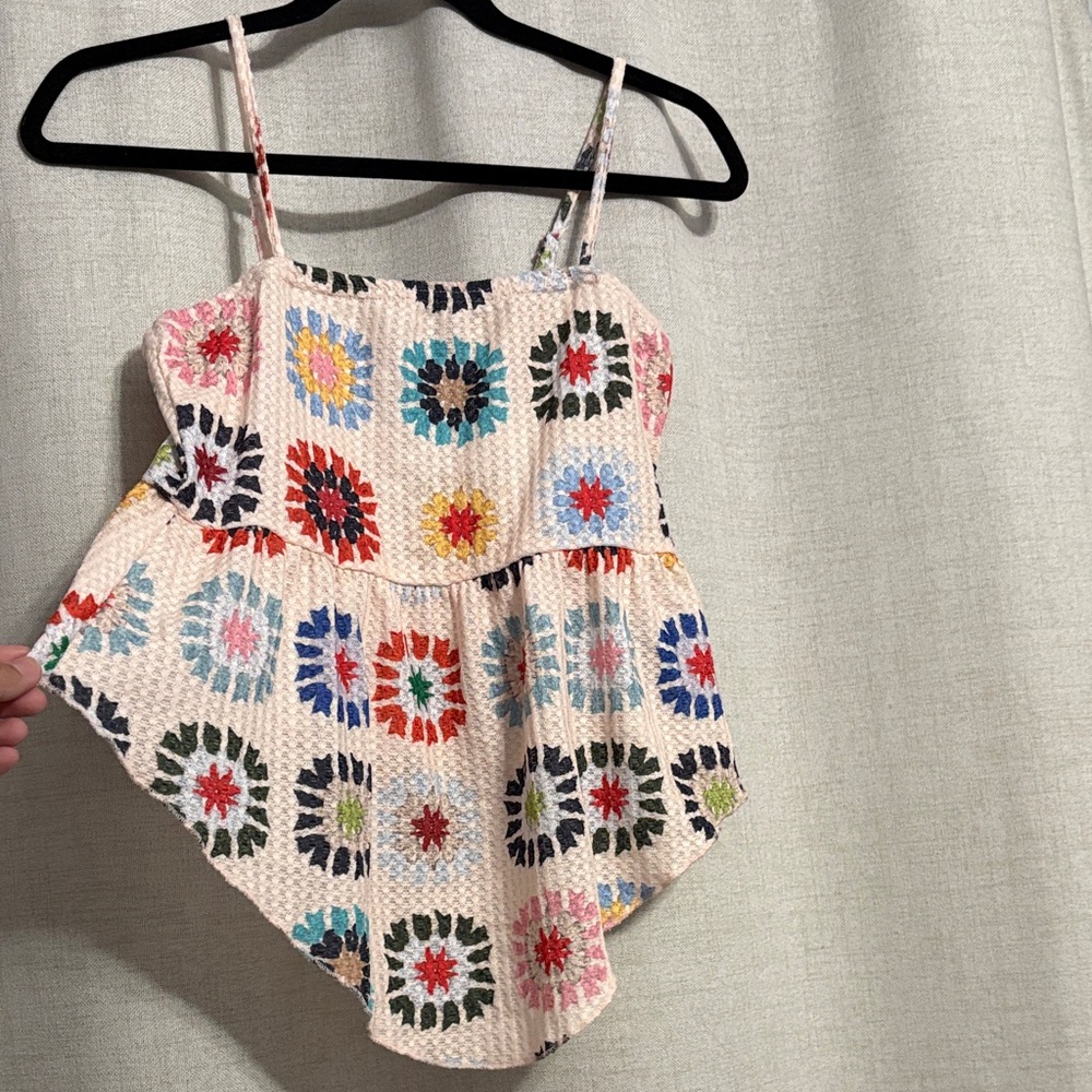 Floral Patterned Women's Camisole